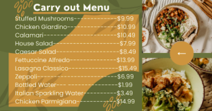 Carry Out Menu: Everything You Need to Know Before Ordering