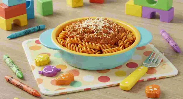 Kids Rotini with Meat Sauce
