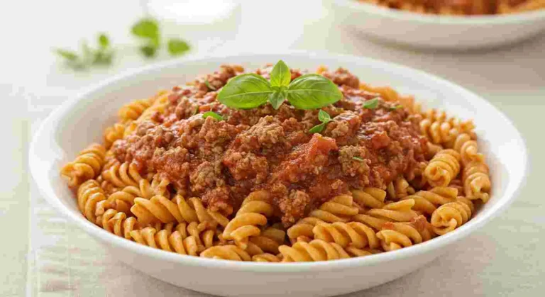 Rotini Pasta with Marinara