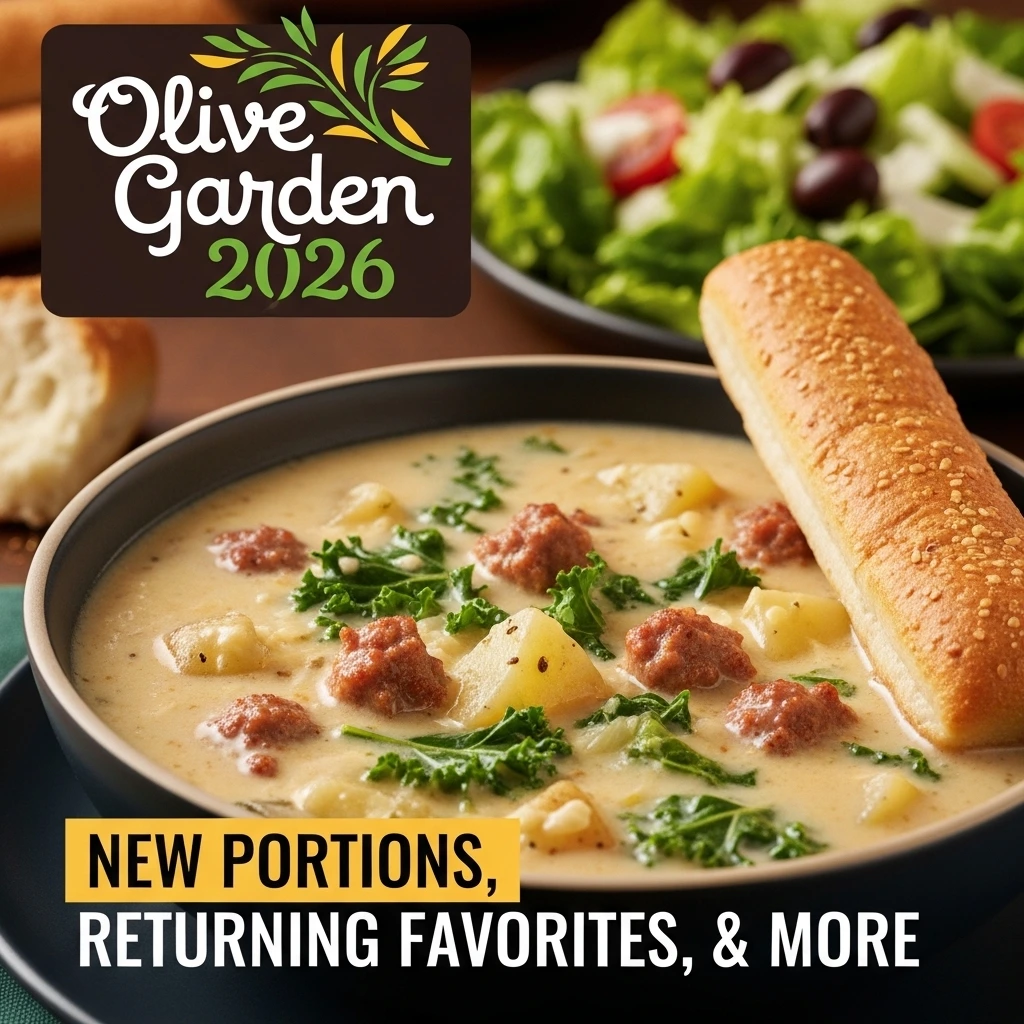 Olive Garden Changes 2026: New Portions, Returning Favorites, and More