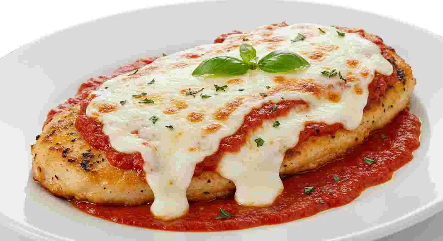 Grilled Chicken Parmigiana