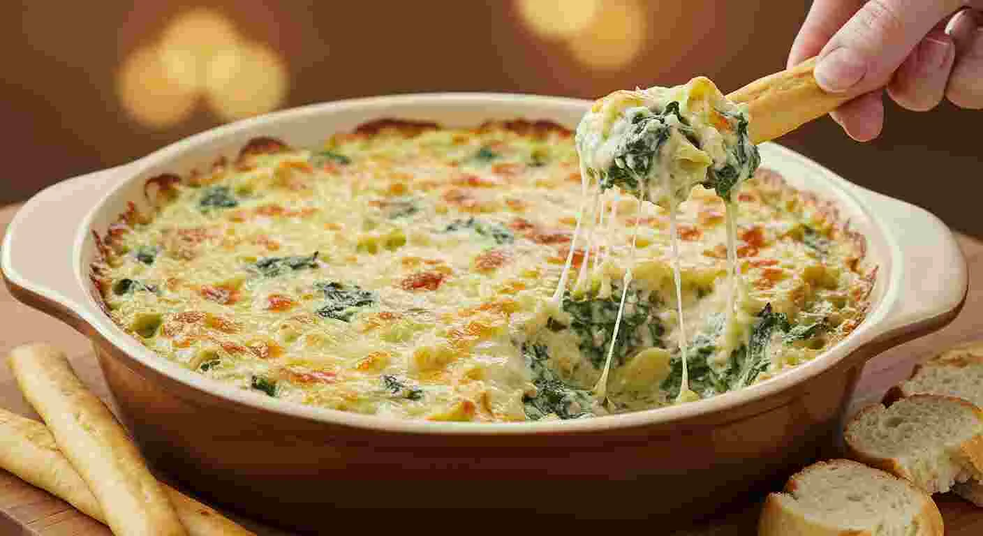 Spinach-Artichoke Dip (Serves 4 - 6)